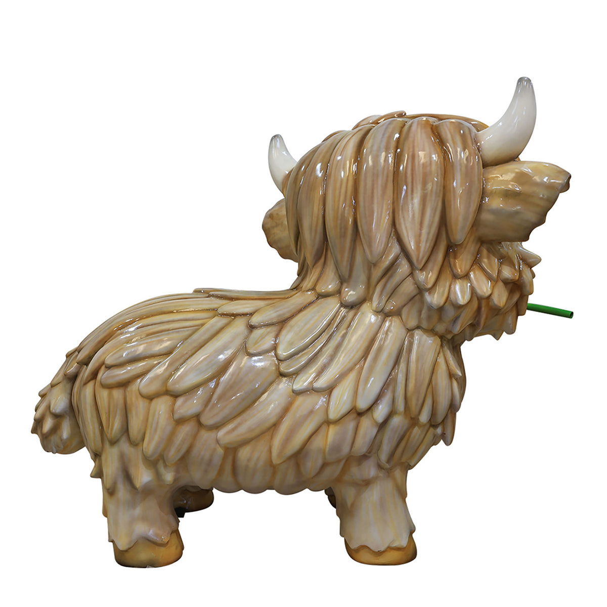 Highland Cow with Sunflower