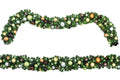 9' Mixed Blend Garland with Warm White LED Lights and Woodland Themed Ornaments