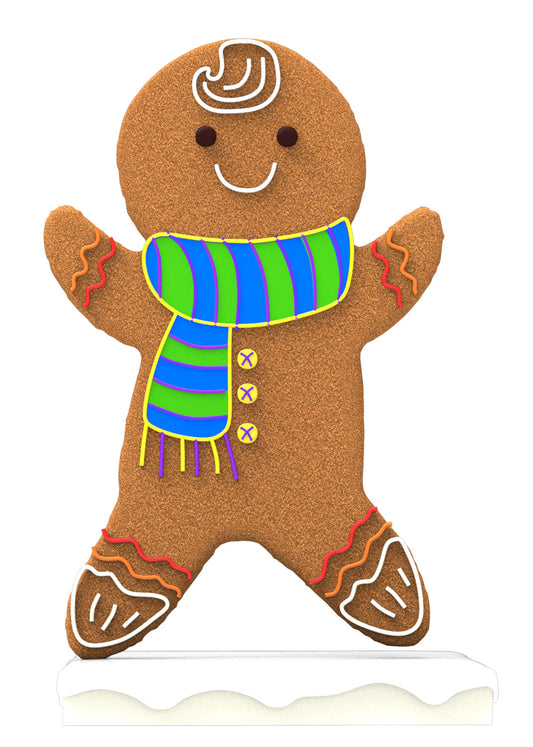 4' Tall Gingerbread Boy