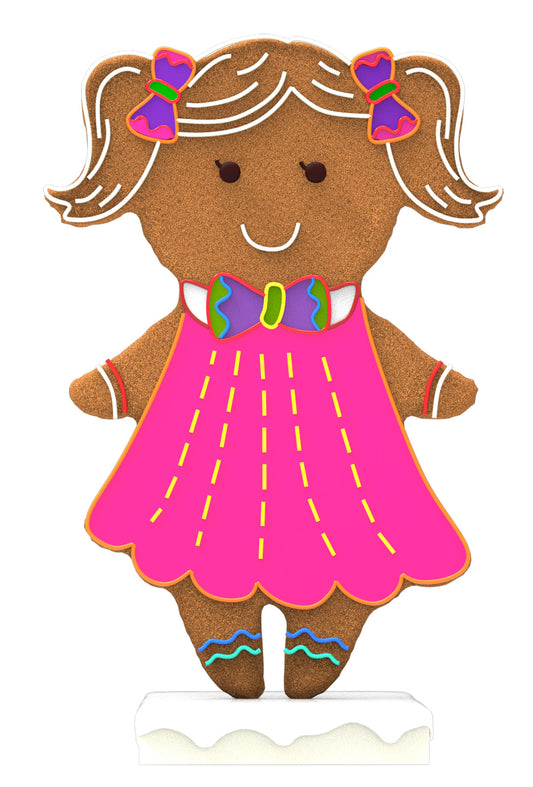 4.5' Tall Gingerbread Girl