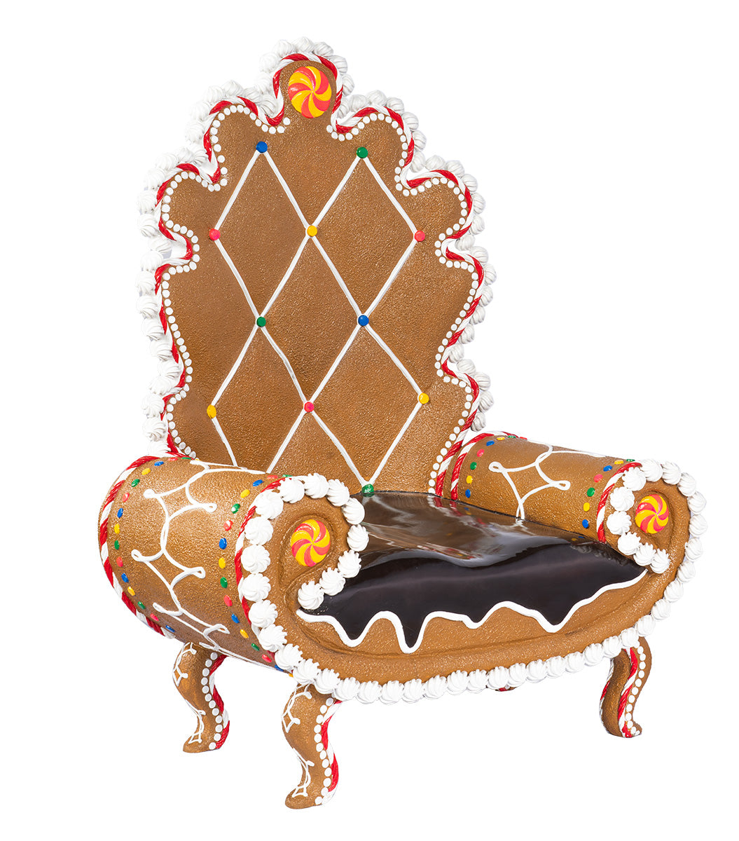 6' Tall Gingerbread Throne