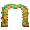 Pumpkin Arch with Leaves