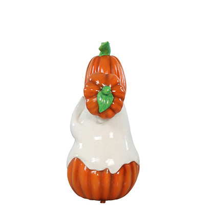 4' Ghost with Pumpkin
