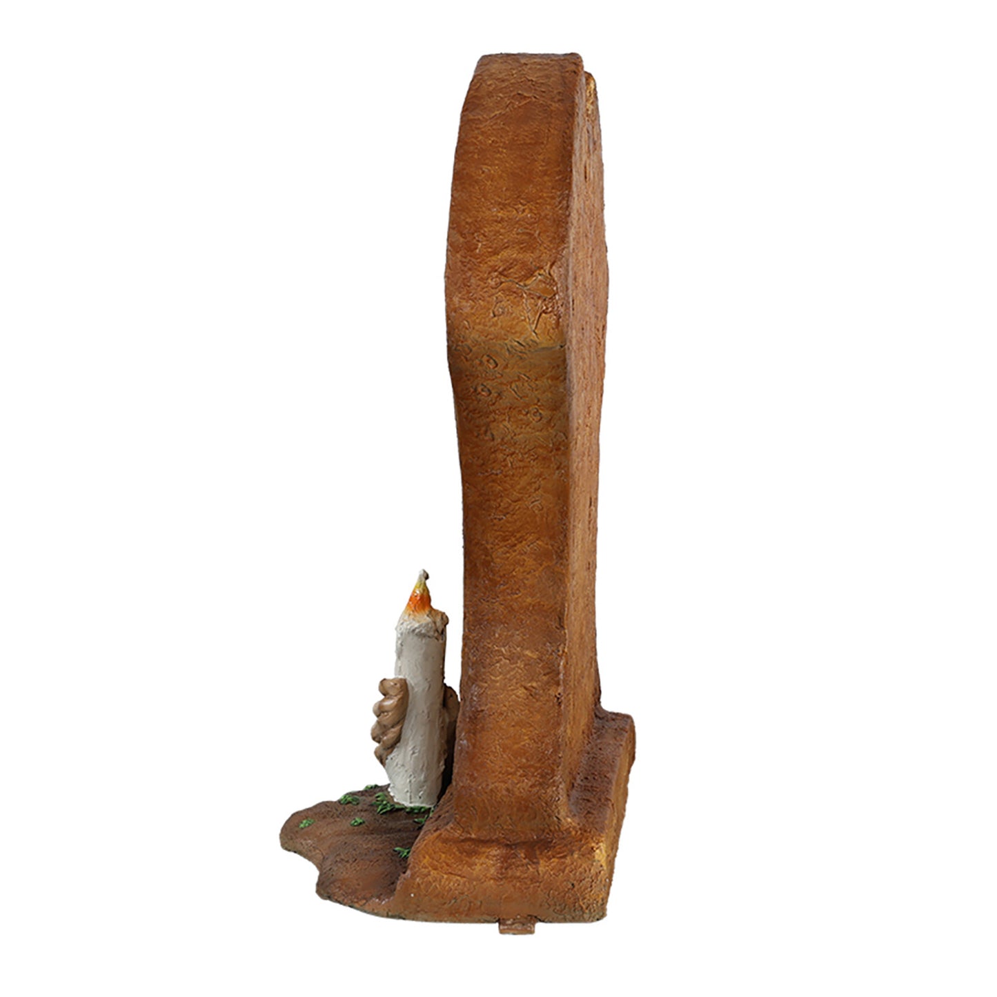 Gravestone with Skull and 1 Candle