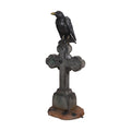 Gravestone Cross with Crow