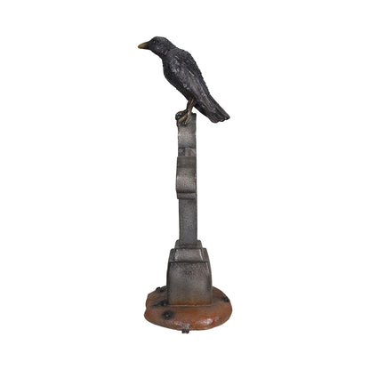 Gravestone Cross with Crow