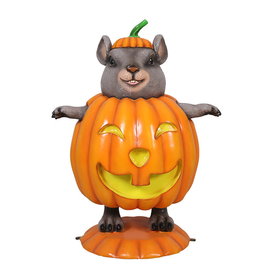3' Mouse Dressed as a Pumpkin