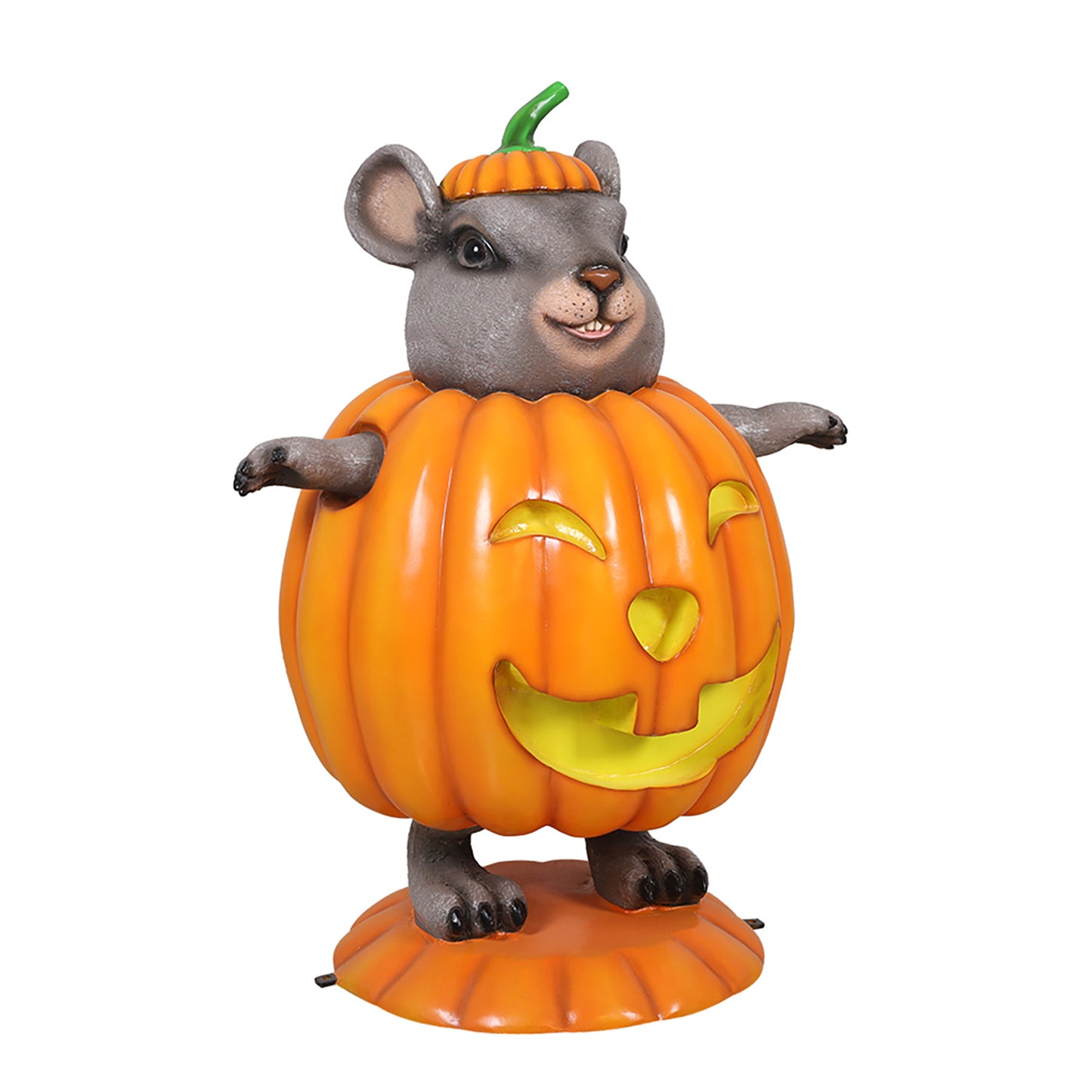 3' Mouse Dressed as a Pumpkin