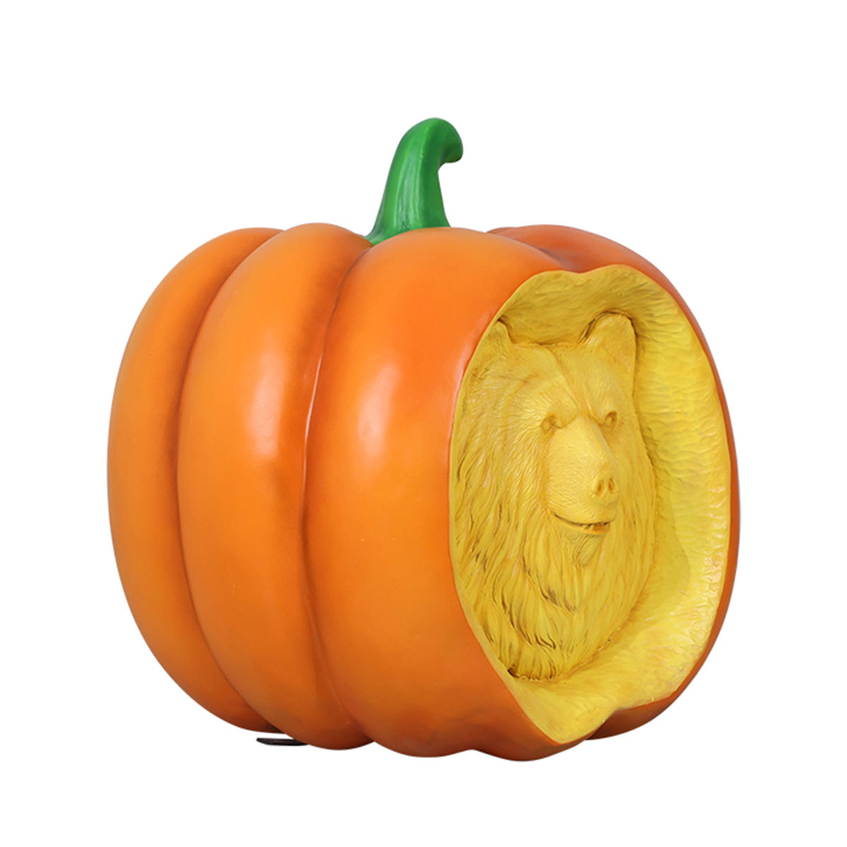 36" Bear Carved Pumpkin