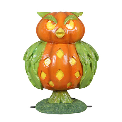 3' Pumpkin Owl