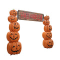 10.5' Pumpkin Stack Arch with Sign