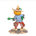4.5' Pumpkin Scarecrow Playing the Banjo