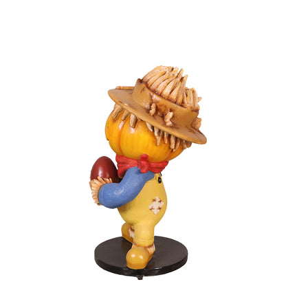 Pumpkin Scarecrow Family Boy 4.5' Tall