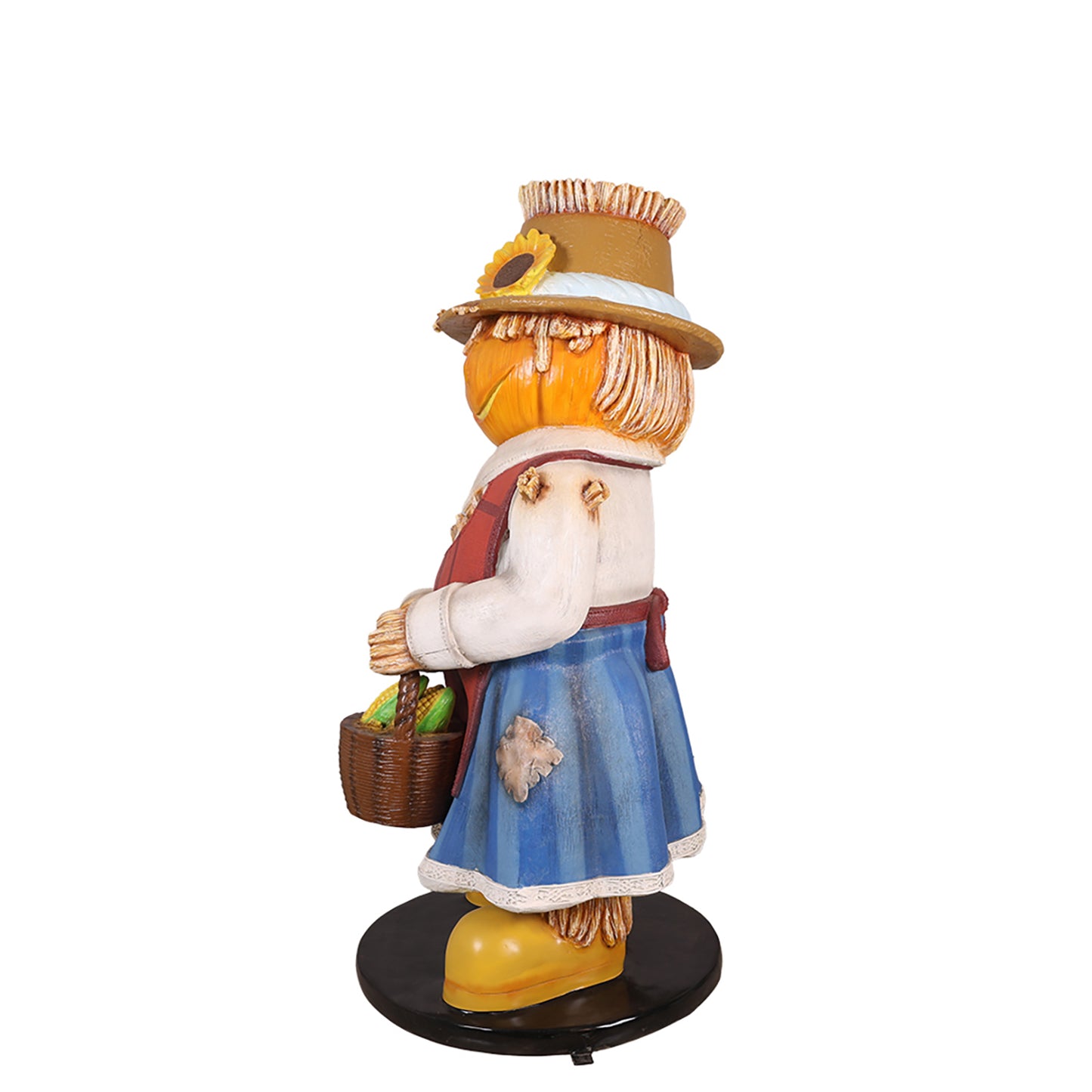 Pumpkin Scarecrow Family Ma 5.5' Tall