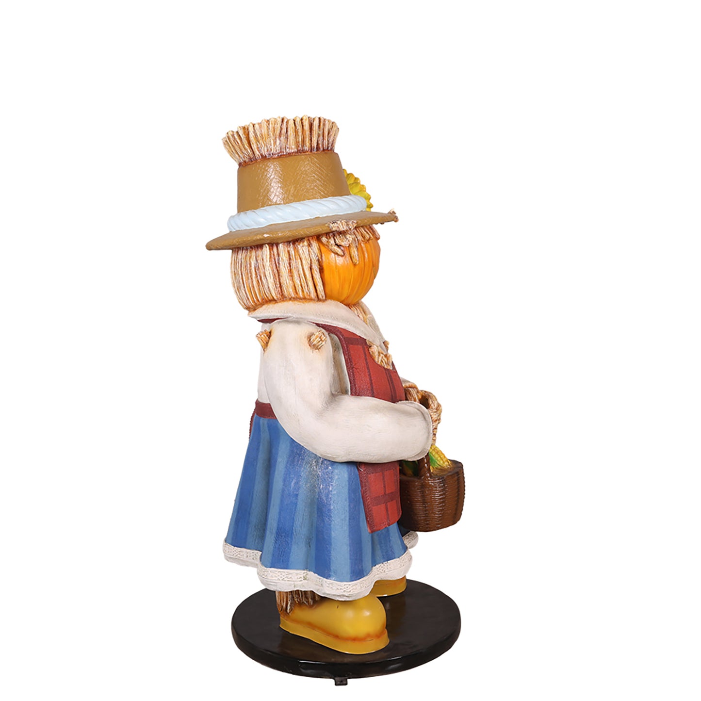 Pumpkin Scarecrow Family Ma 5.5' Tall