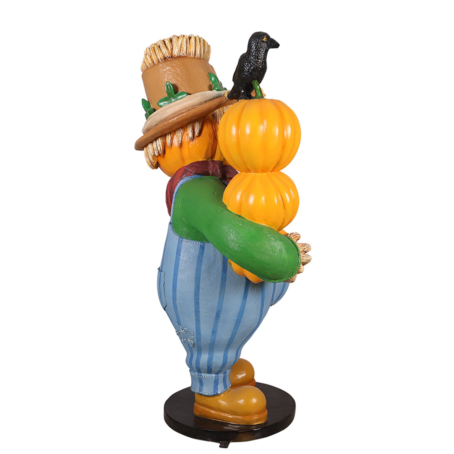 Pumpkin Scarecrow Family Pa 6' Tall