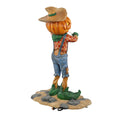 Pumpkin Scarecrow Playing the Fiddle