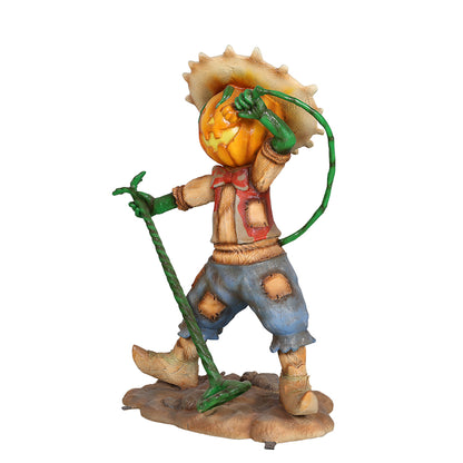 Singing Pumpkin Scarecrow