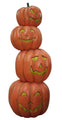 9' 4 Stack of Lit Jack-O-Lanterns