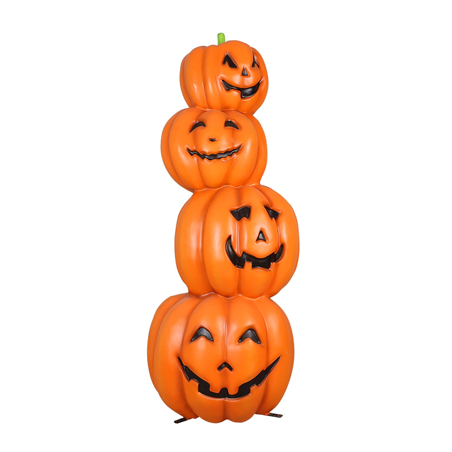 9' Stack of 4 Jack-O-Lanterns
