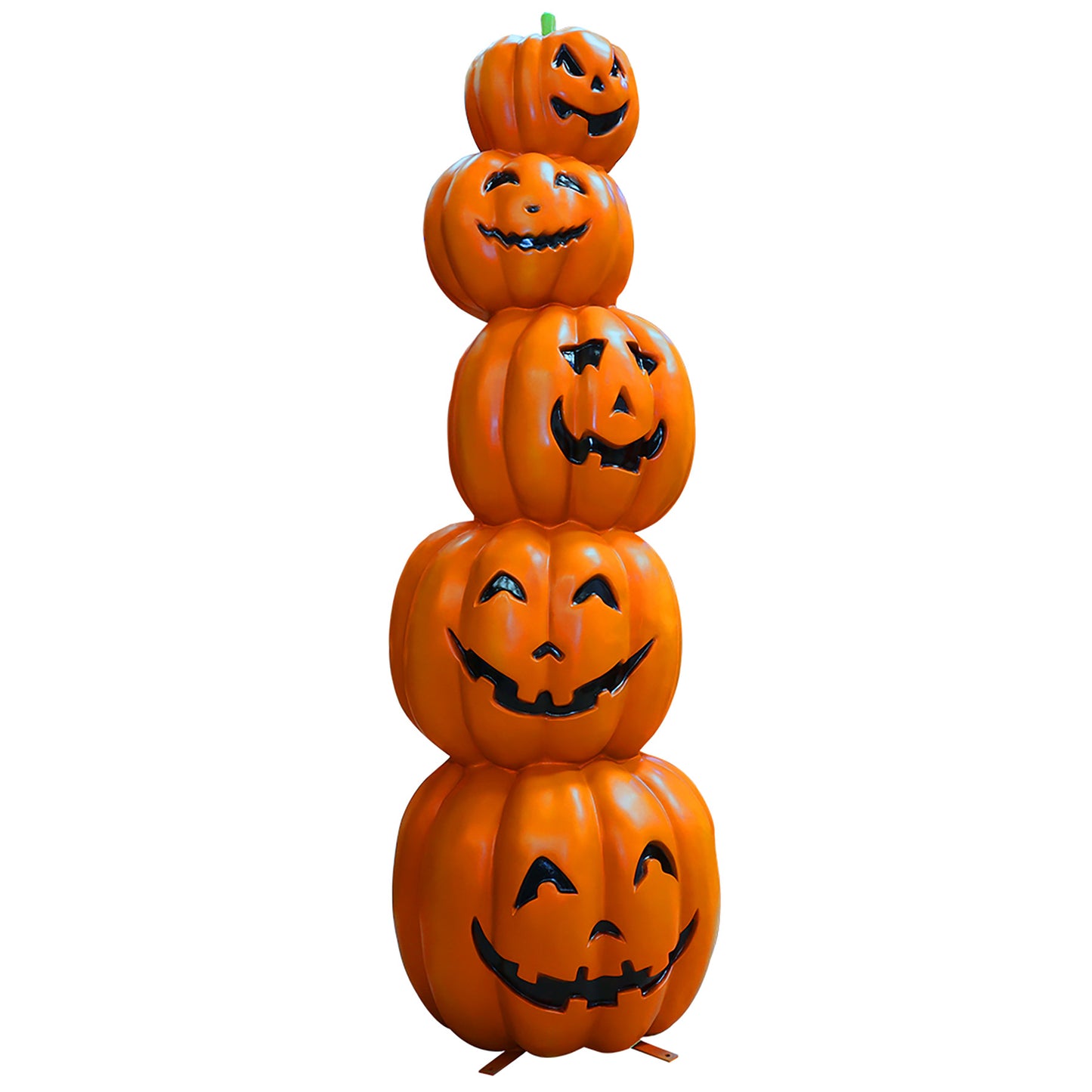 10' Stack of 5 Jack-O-Lanterns