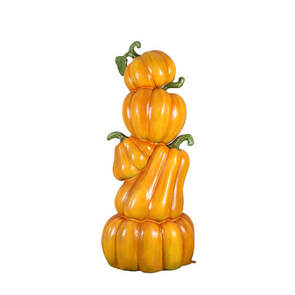 6' Stack of 5 Pumpkins