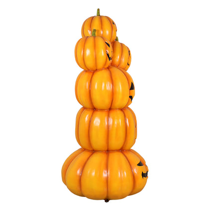 7' Stack of 6 Jack-O-Lanterns