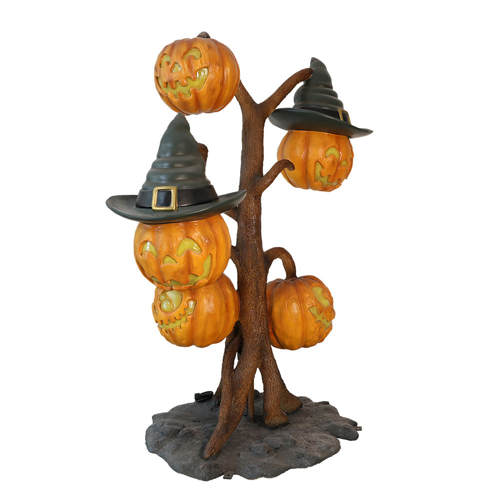6.5' Lighted Jack-O-Lantern Pumpkin Tree