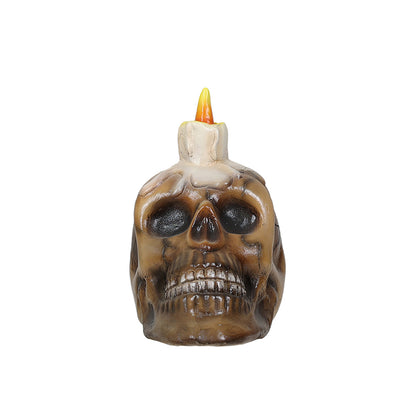 Skull with Candle