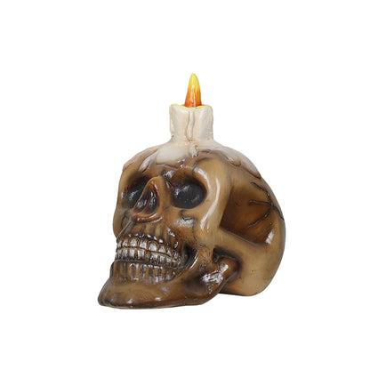 Skull with Candle