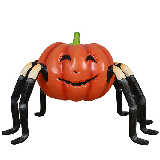 3.5' Pumpkin Head Spider