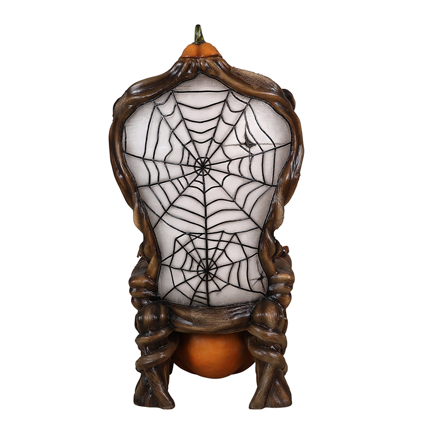 Scary Pumpkin and Spider Web Throne