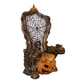 Scary Pumpkin and Spider Web Throne