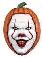 3' Scary Pumpkin Clown Mask Wall Mount