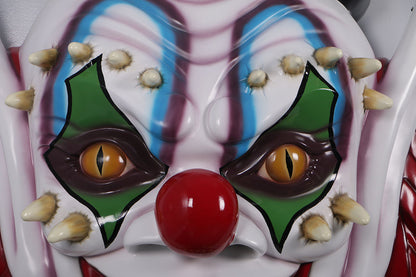 5' Scary Clown Mask Wall Mount