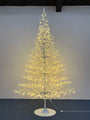 9' Warm White 1/5 Twinkle LED Branch Tree