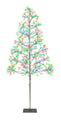 5' Multi Starburst LED Tree