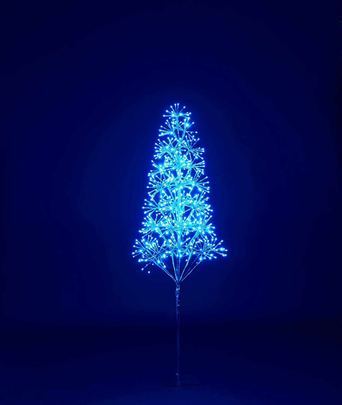 5' Blue Starburst LED Tree