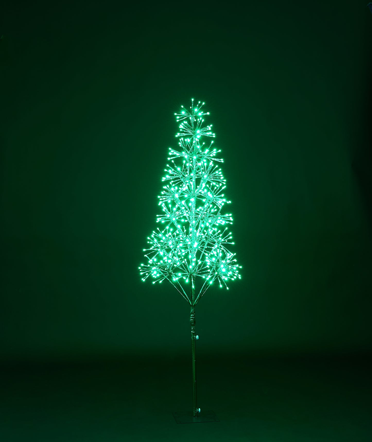 5' Green Starburst LED Tree