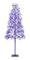 5' Purple Starburst LED Tree