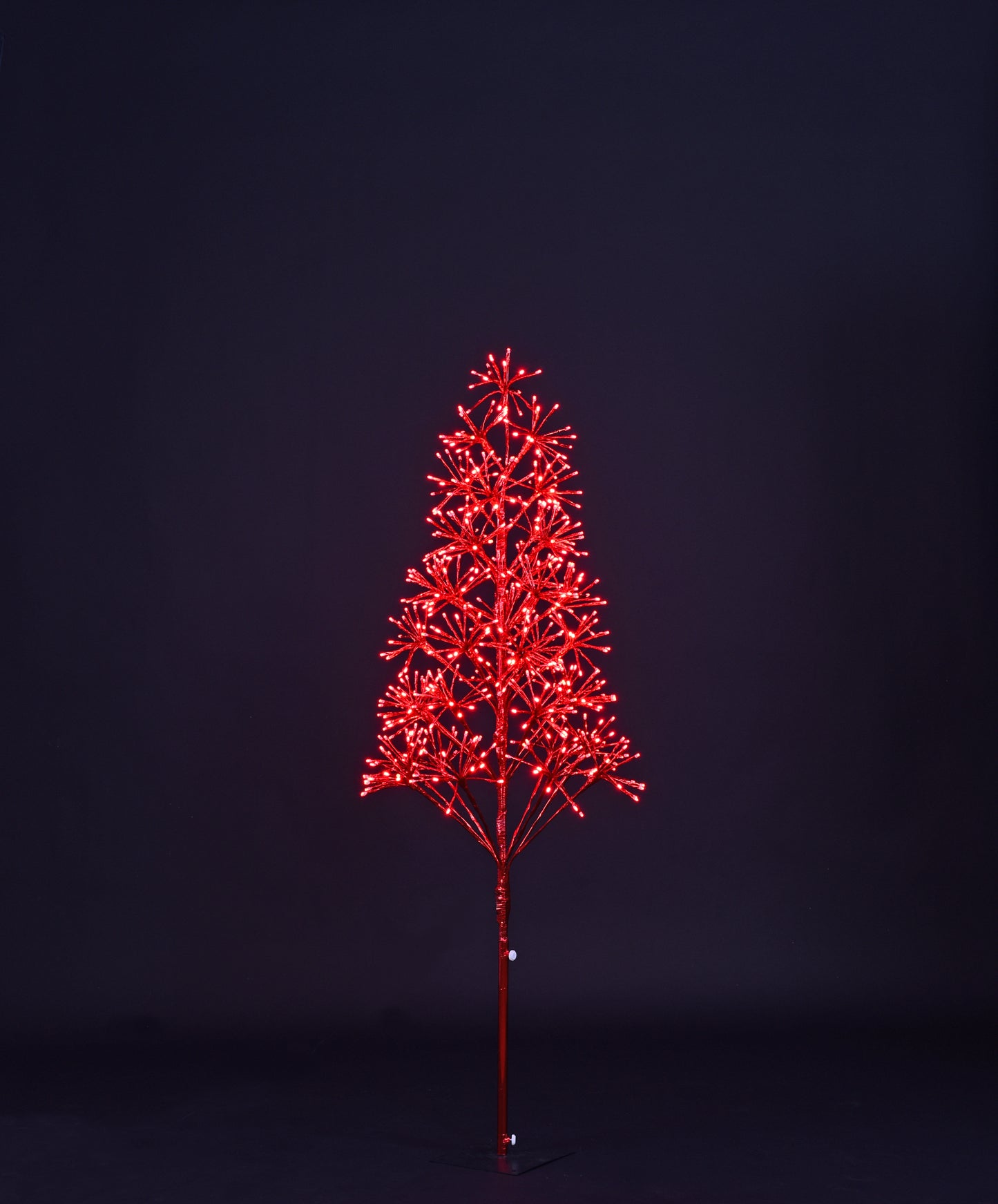 5' Red Starburst LED Tree