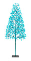 5' Teal Starburst LED Tree