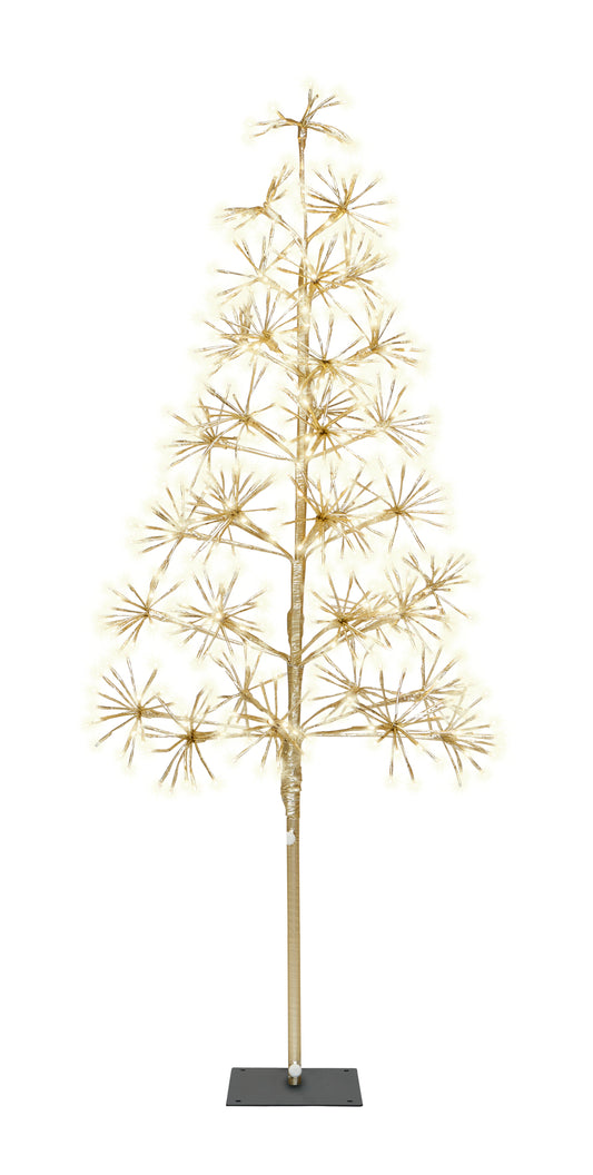 5' Warm White Starburst LED Tree