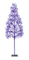 6' Purple Starburst LED Tree