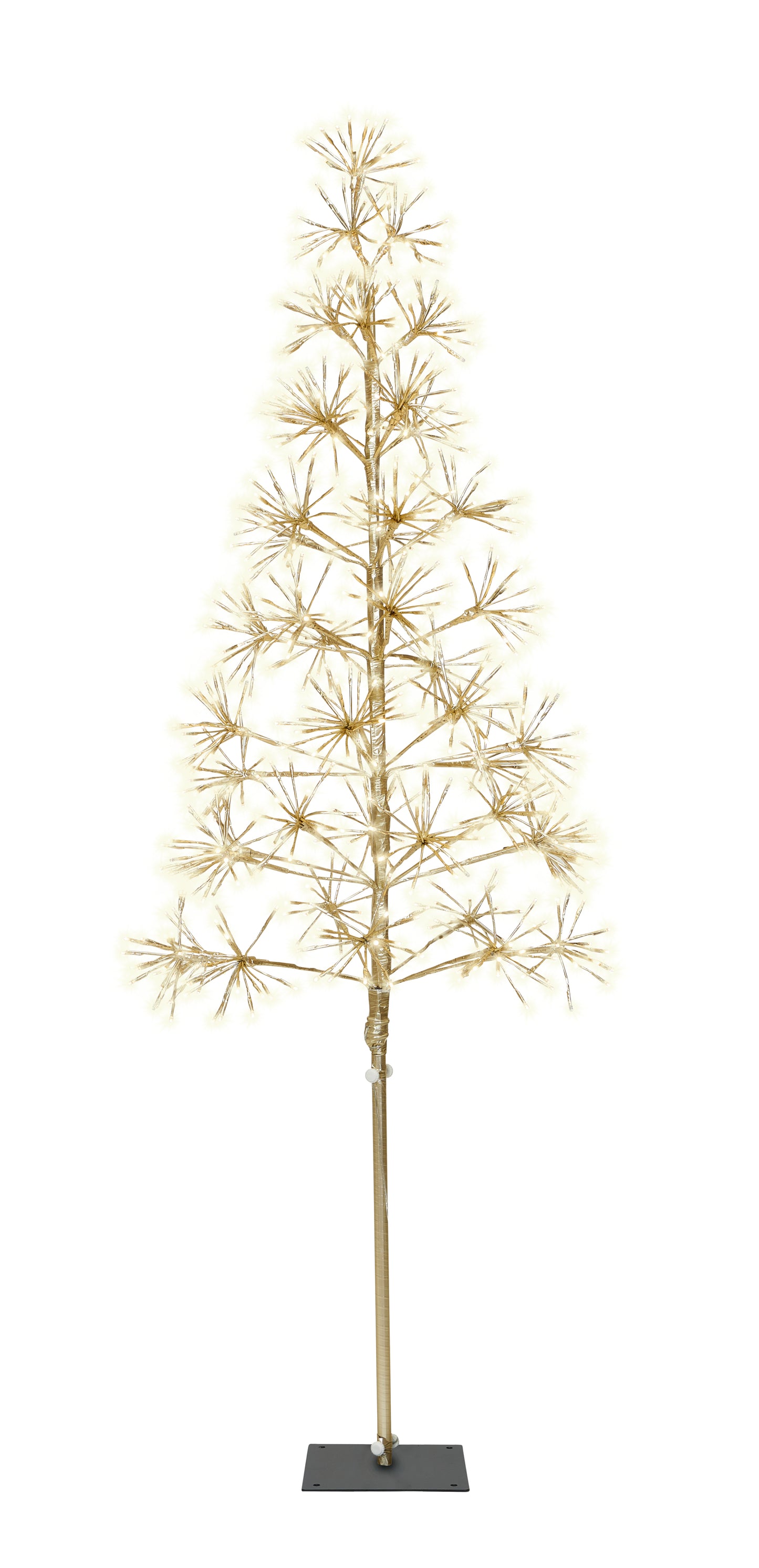 6' Warm White Starburst LED Tree