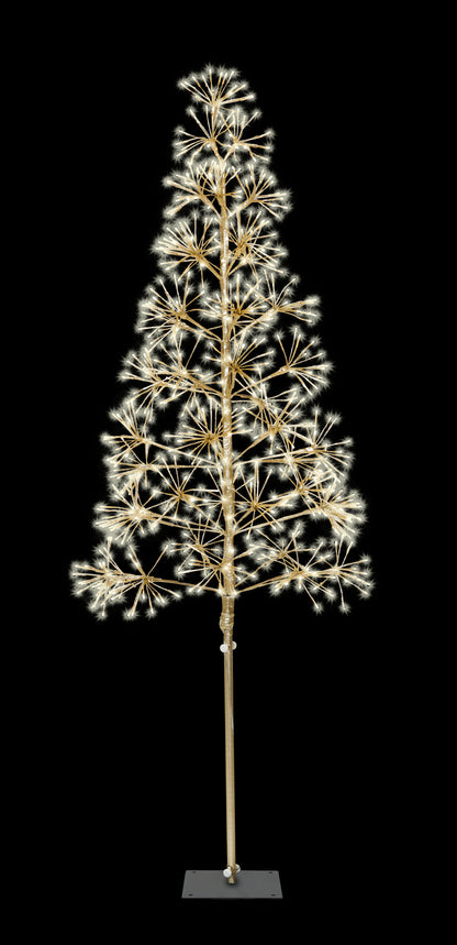 6' Warm White Starburst LED Tree