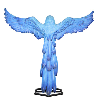 7'.5" Blue and Yellow Macaw Parrot with Stand