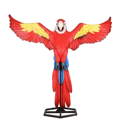 7.5 Red Macaw Parrot with Stand