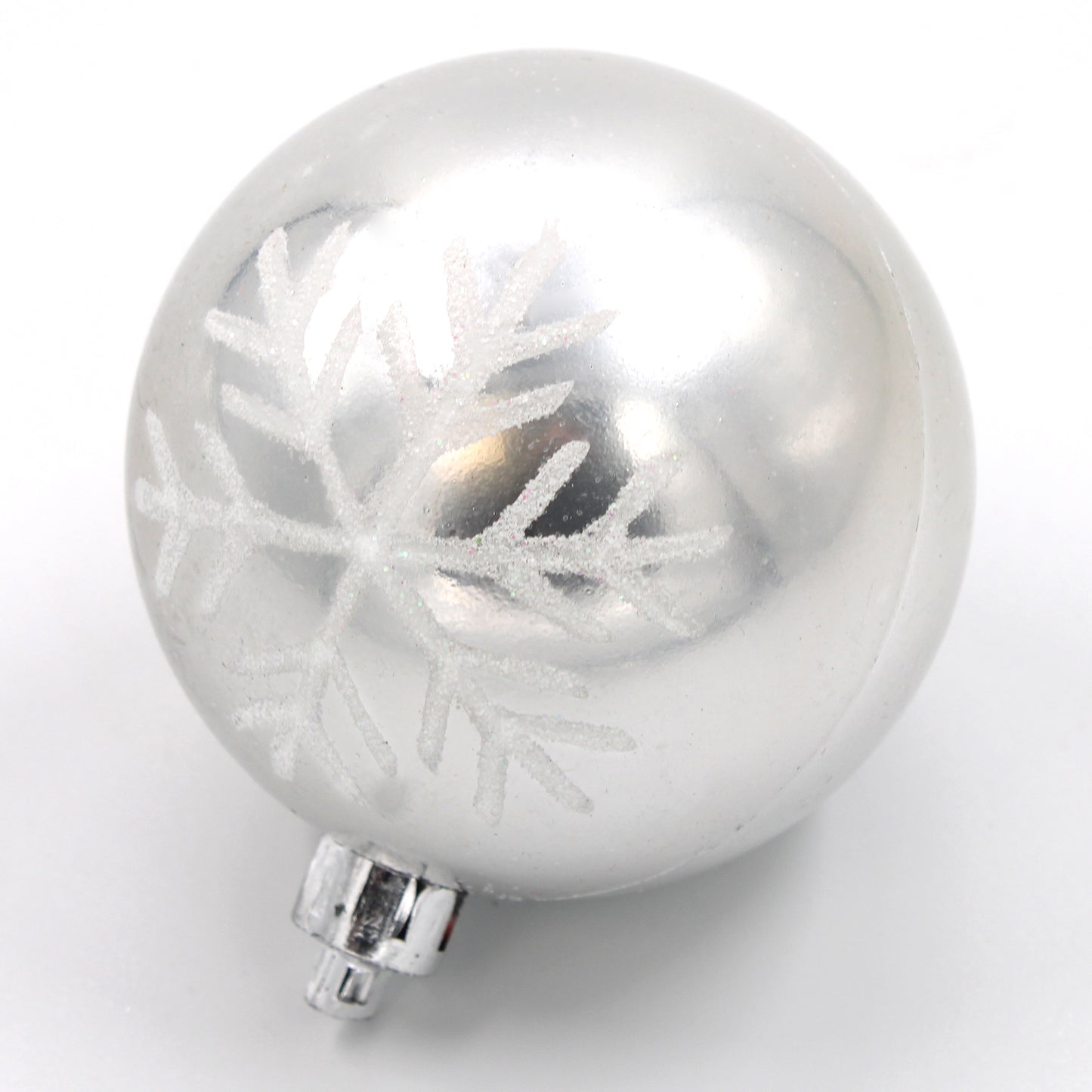 50 Pack Black, White, Silver and Clear Assorted Ball Ornaments