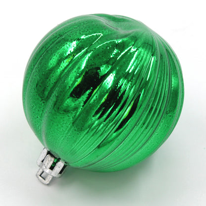 50 Pack Red, Green, White and Clear Assorted Ball Ornaments